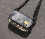 Printed Canvas Crossbody Bag
