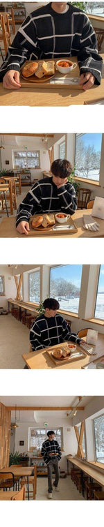 Pullover Plaid Sweater