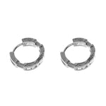 Punk Chunky Hoop Chain Earrings