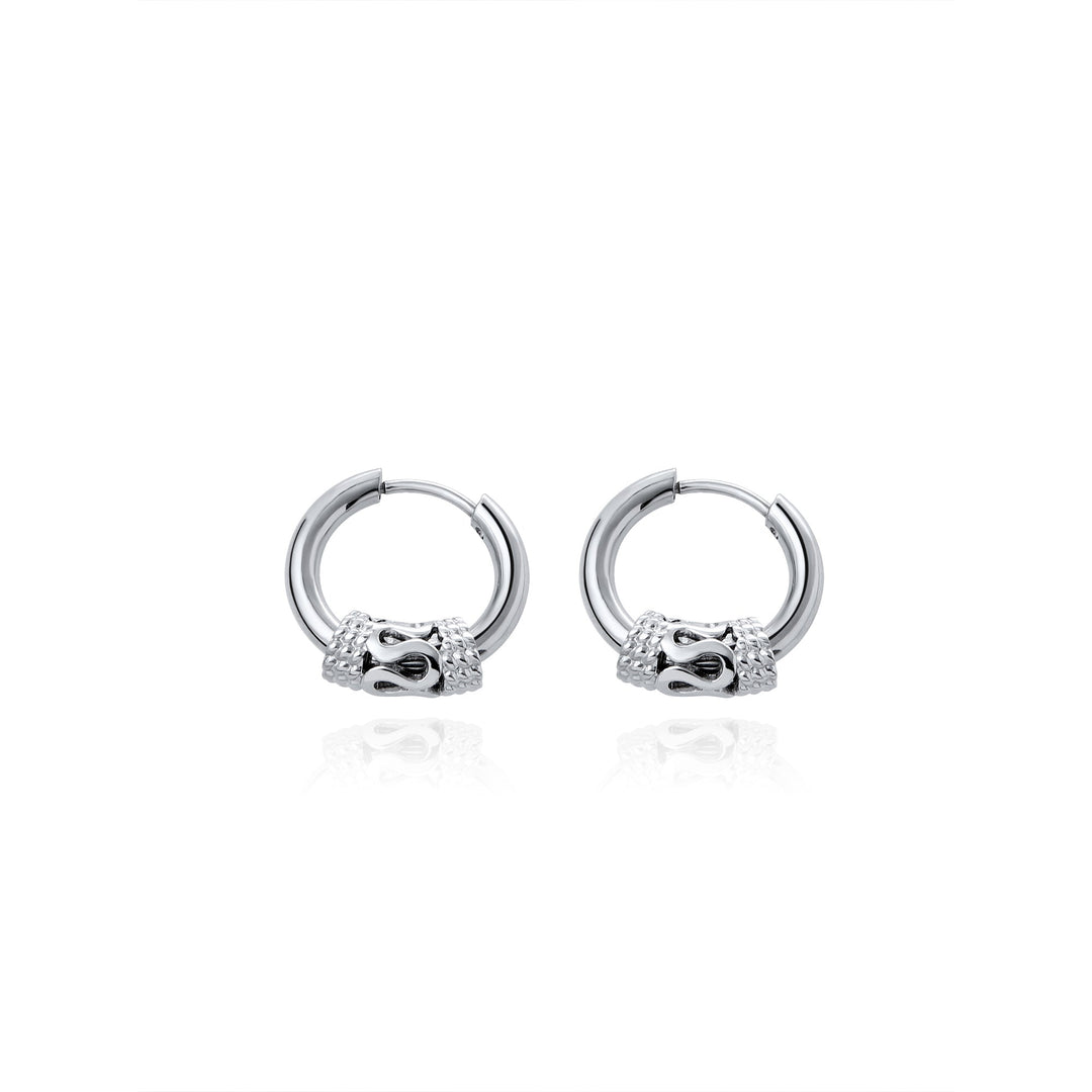 Punk Chunky Hoop Earrings