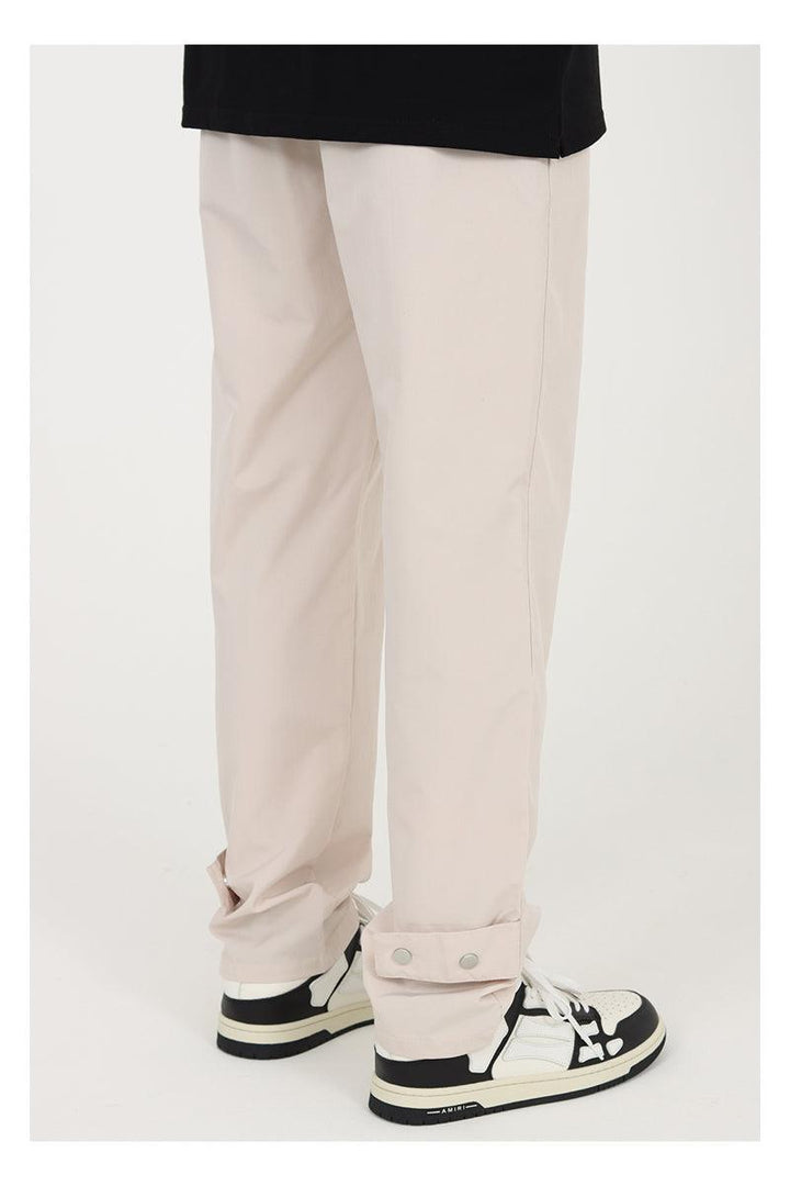 Rear Side Buttons Sports Pants