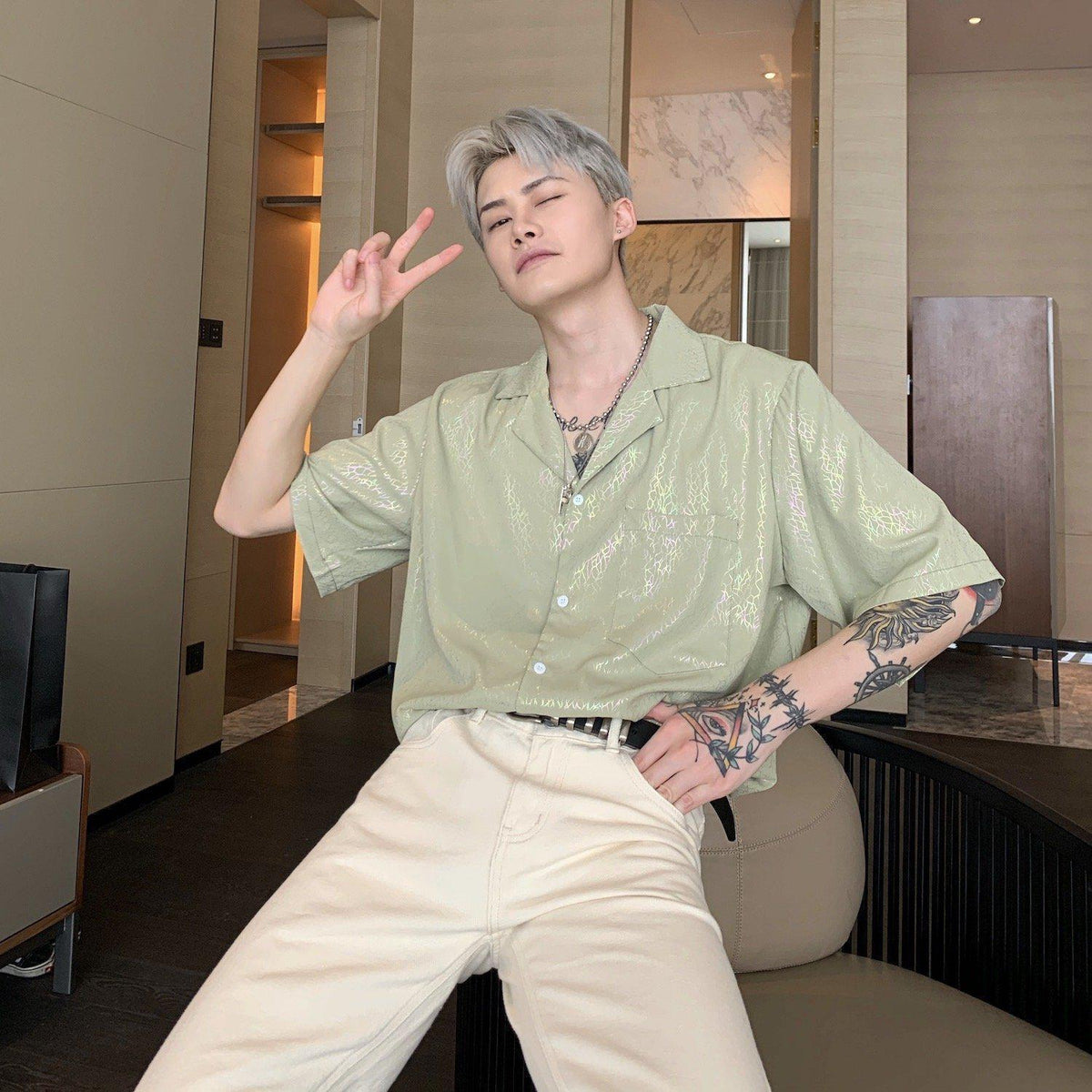 Reflective Short Sleeve T-Shirt.