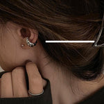 Retro C-Shaped Earring Clip