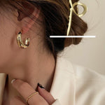 Retro Circle Earrings