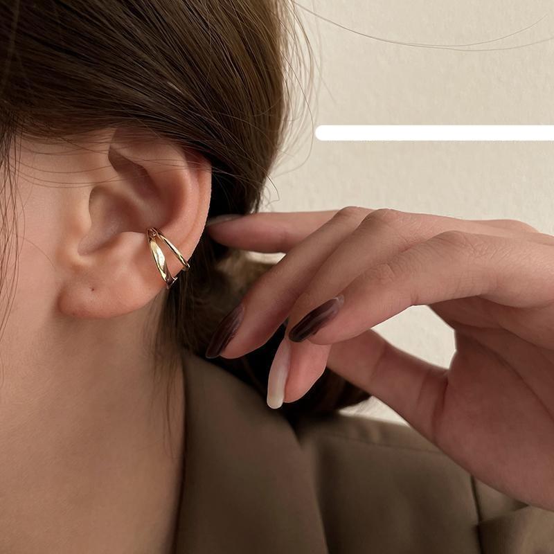 Retro Geometric Earring Clip