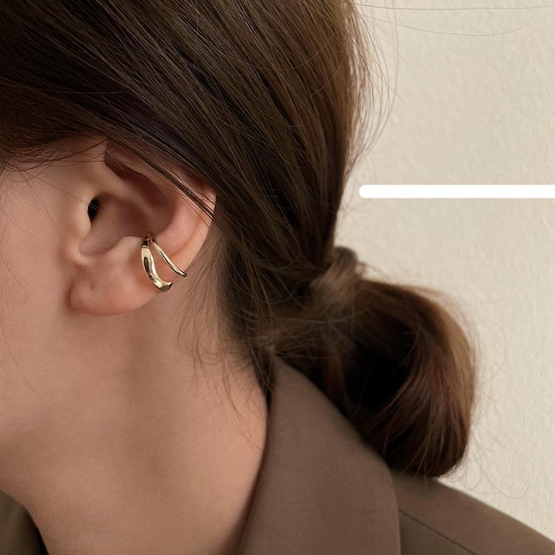 Retro Geometric Earring Clip