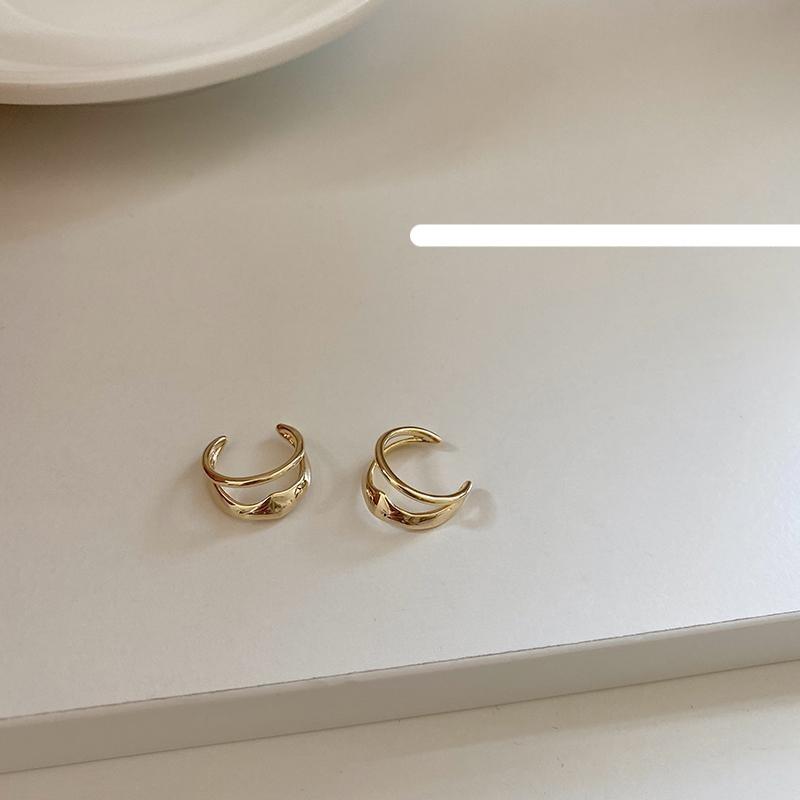 Retro Geometric Earring Clip