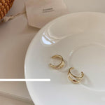 Retro Geometric Earring Clip