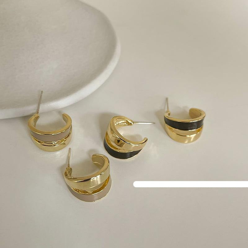 Retro Gold Earrings