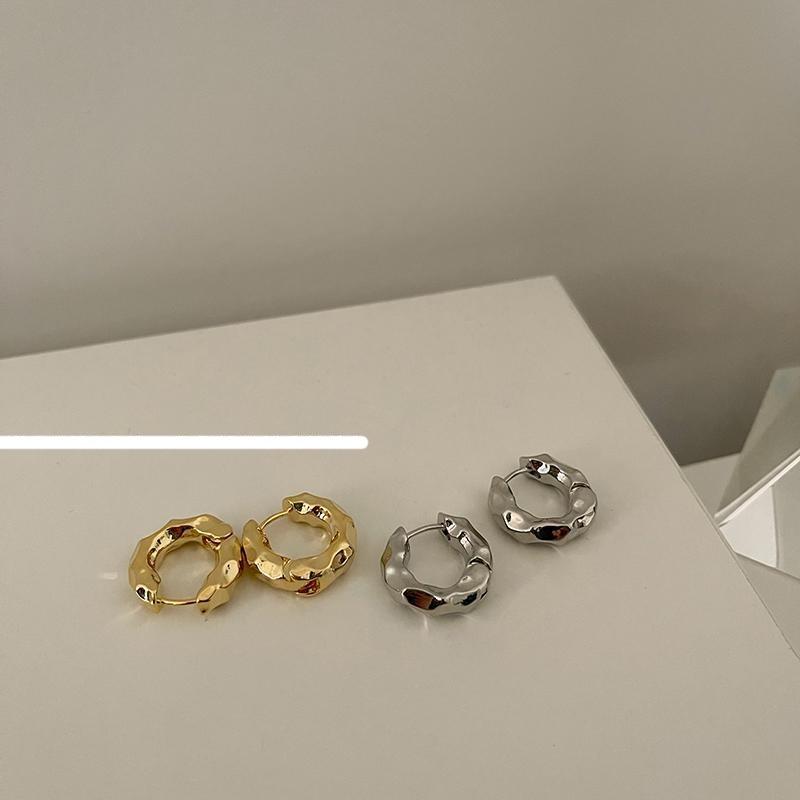 Retro Metal Circle Earrings