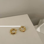 Retro Metal Circle Earrings