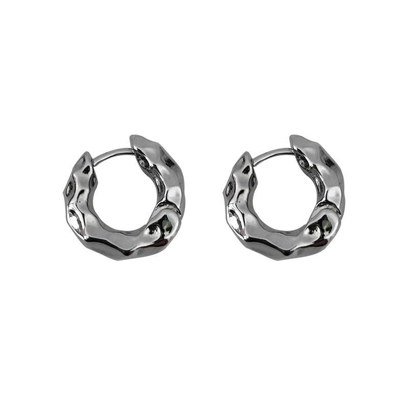 Retro Metal Circle Earrings