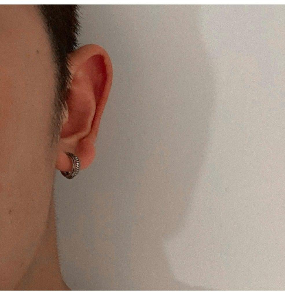 Retro Punk Hoop Earrings