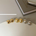 Retro Semi-Circular Earrings