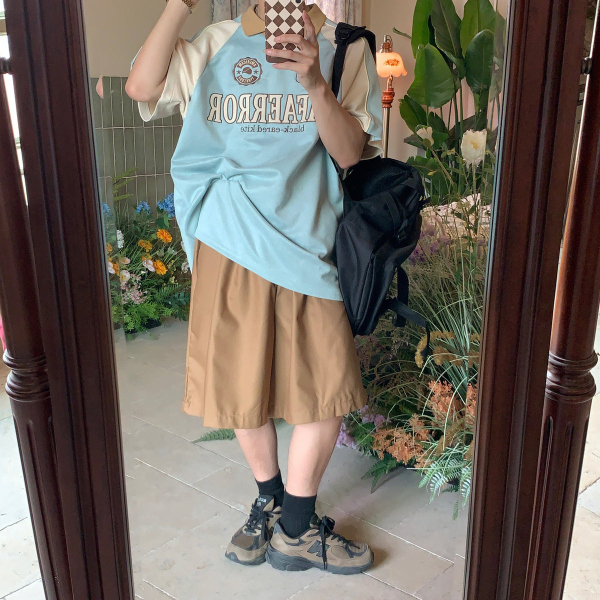 Retro Suede Polo Short-sleeved