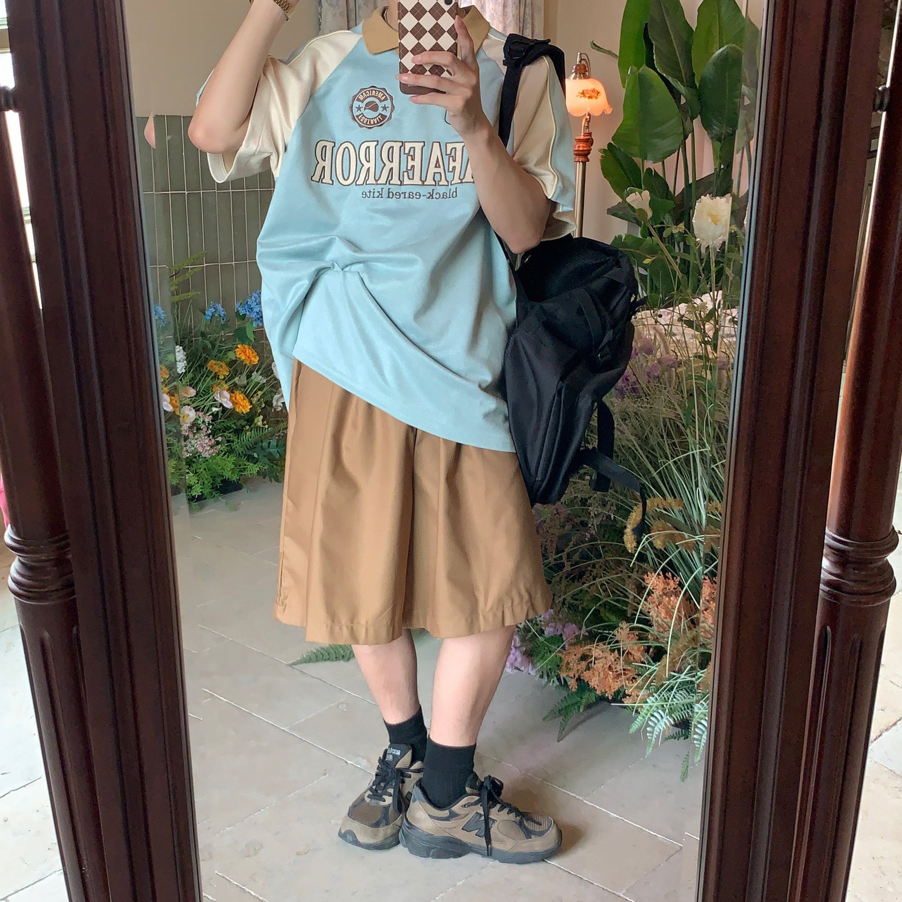 Retro Suede Polo Short-sleeved