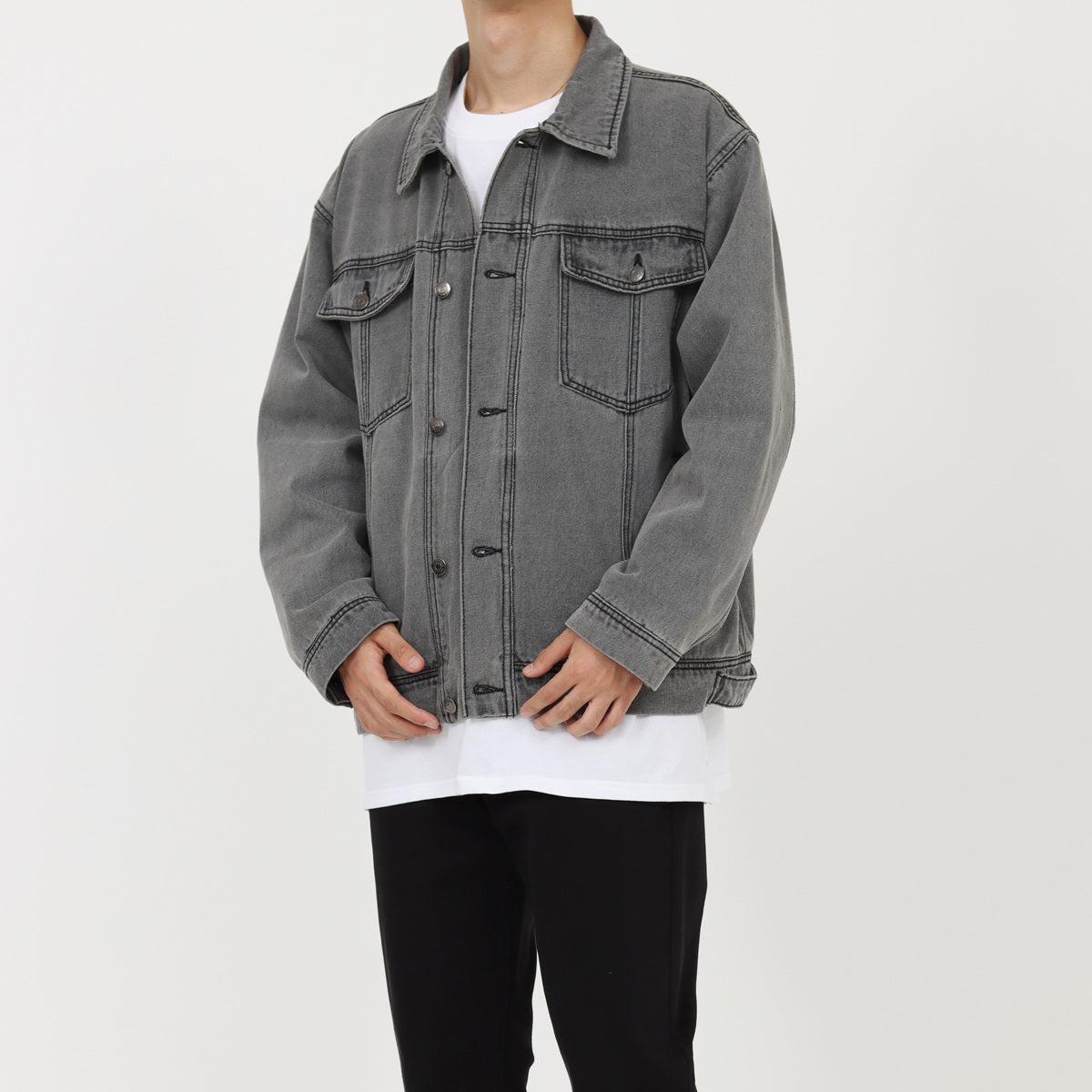 Retro Washed Denim Jacket