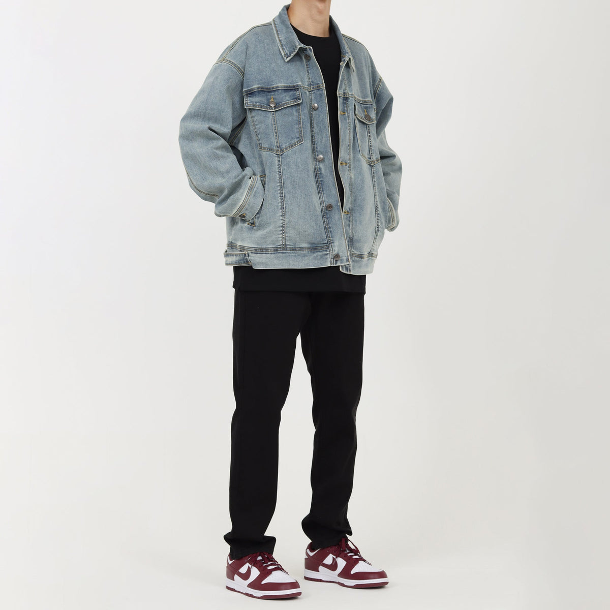 Retro Washed Denim Jacket