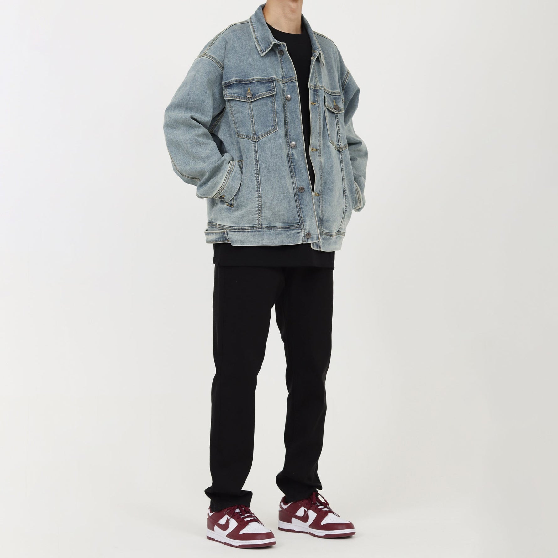 Retro Washed Denim Jacket