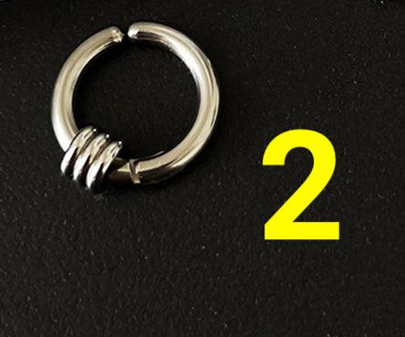 Round Hip-Hop Punk Earrings