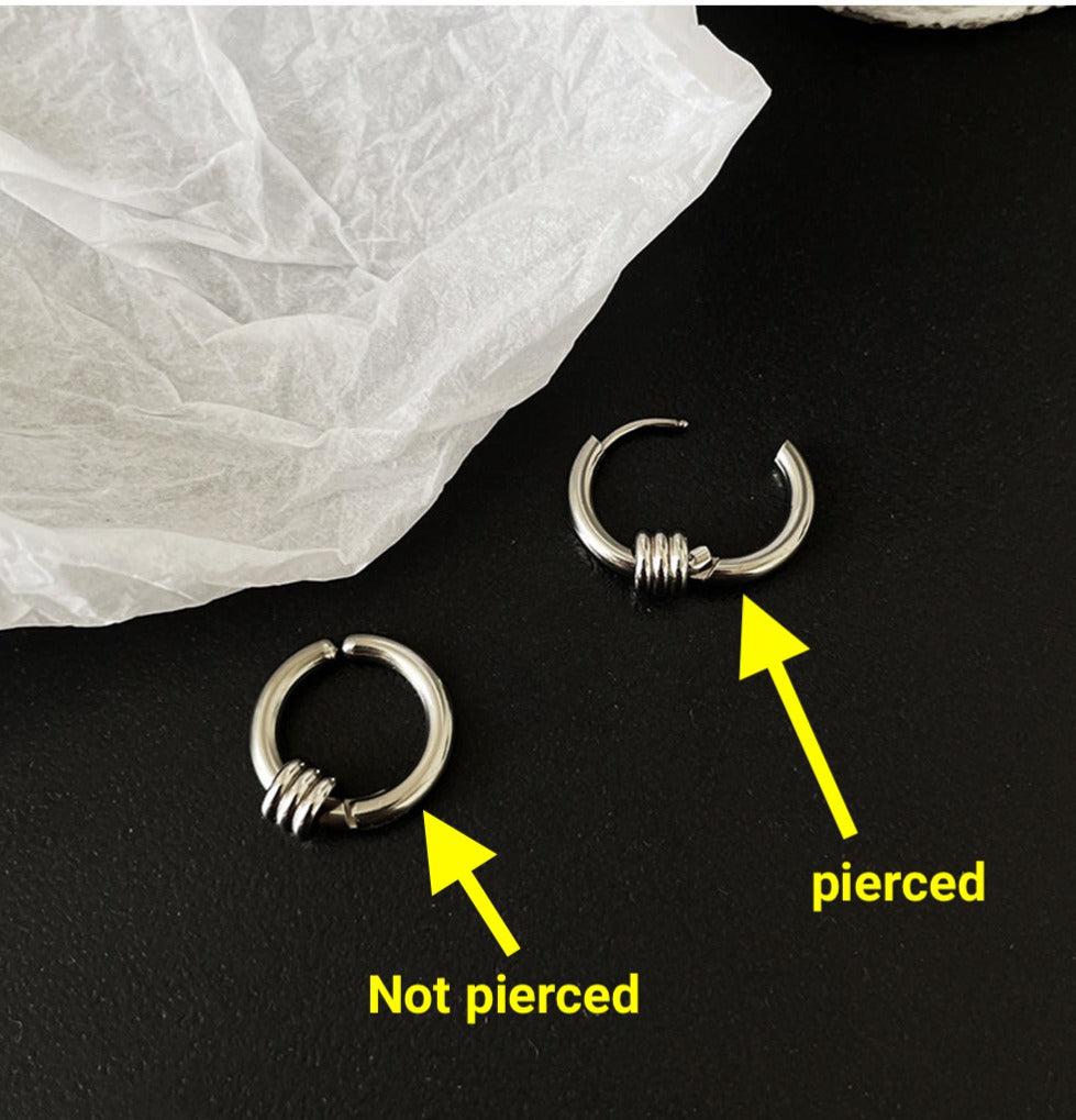 Round Hip-Hop Punk Earrings