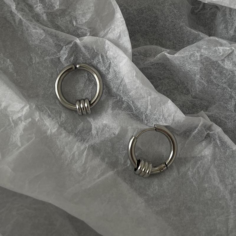 Round Hip-Hop Punk Earrings