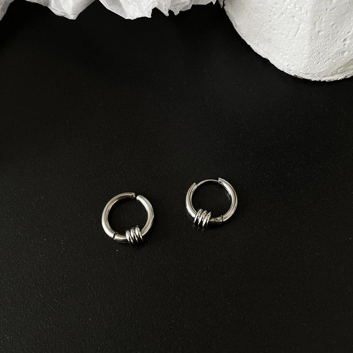 Round Hip-Hop Punk Earrings
