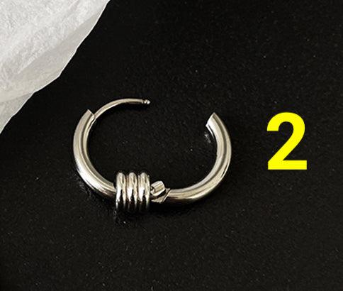 Round Hip-Hop Punk Earrings