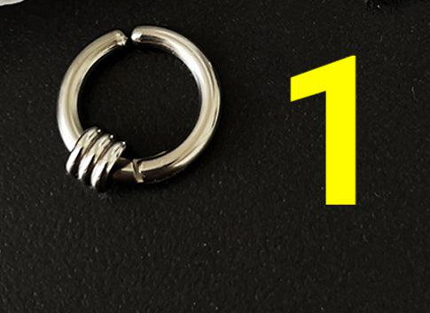 Round Hip-Hop Punk Earrings