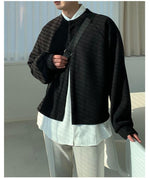 Round Neck Knitted Cardigan Jacket