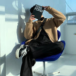 Round Neck Knitted Cardigan Jacket