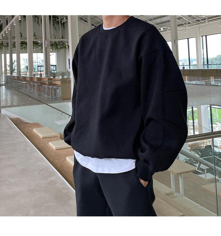 Round Neck Pullover & Pants Tracksuit