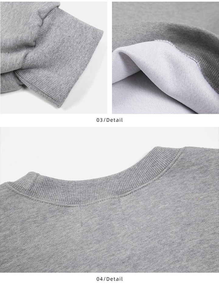 Round Neck Pullover & Pants Tracksuit