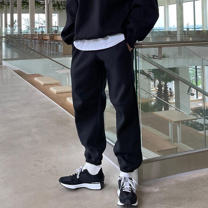 Round Neck Pullover & Pants Tracksuit