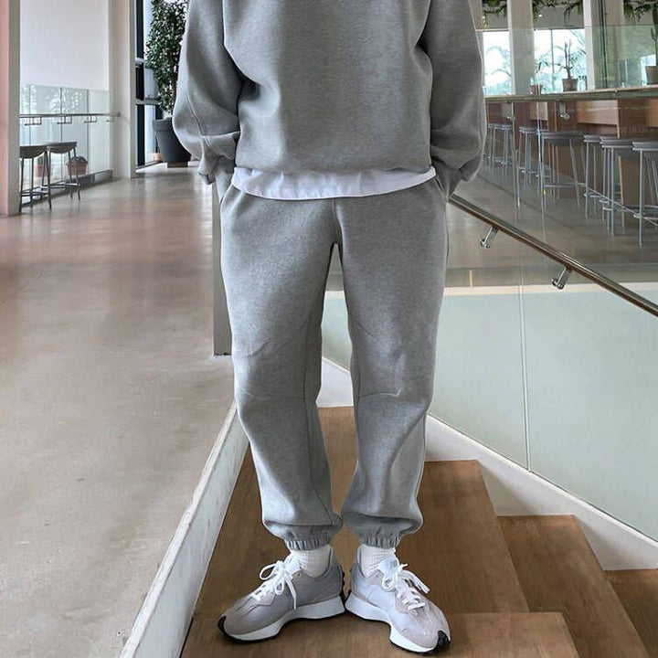 Round Neck Pullover & Pants Tracksuit