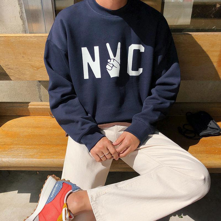 Round Neck Pullover Sweater