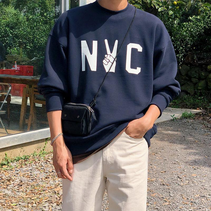 Round Neck Pullover Sweater
