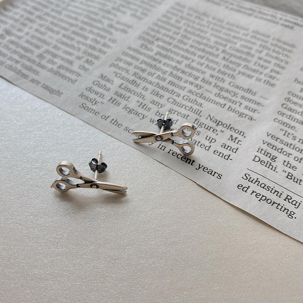 Scissors Stud Earrings