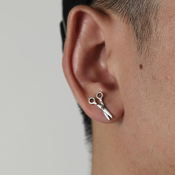 Scissors Stud Earrings