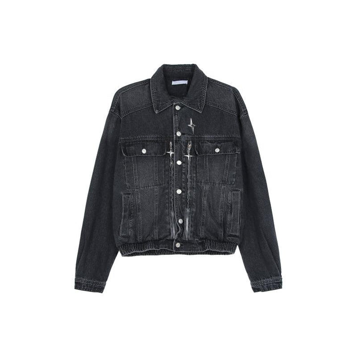 Shoulder Pad Denim Jacket