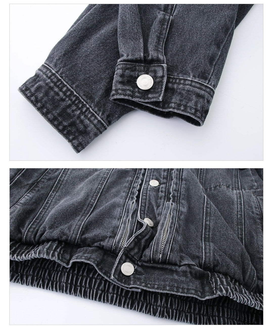 Shoulder Pad Denim Jacket