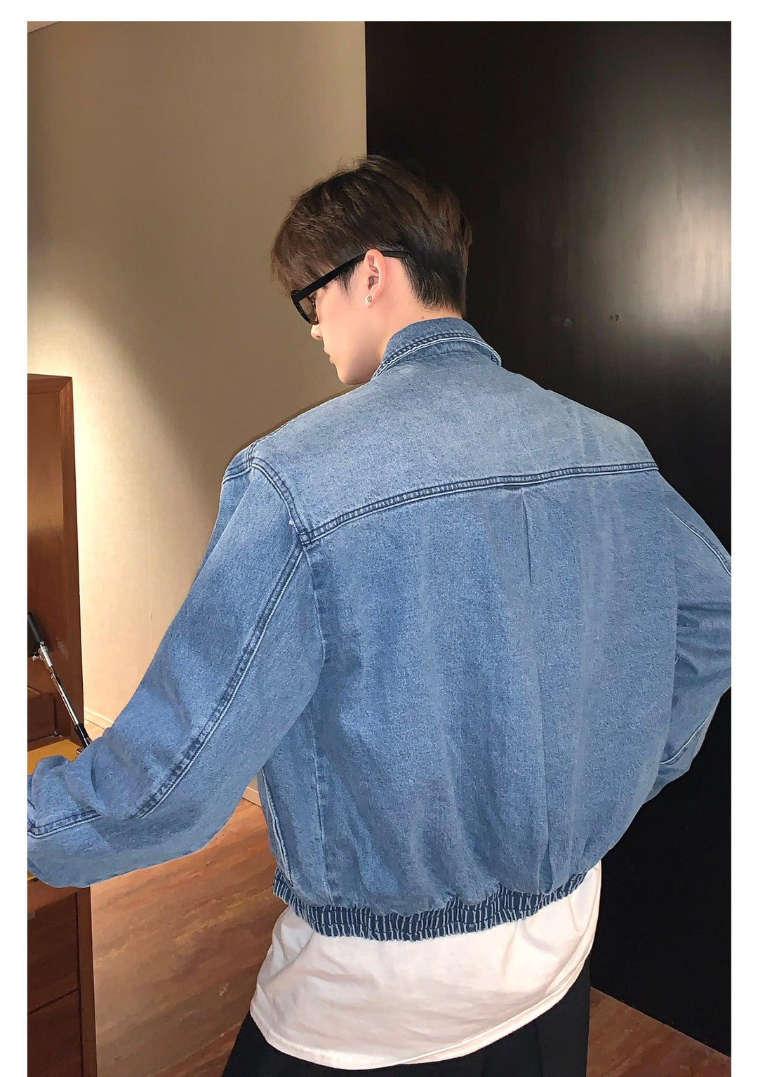 Shoulder Pad Denim Jacket
