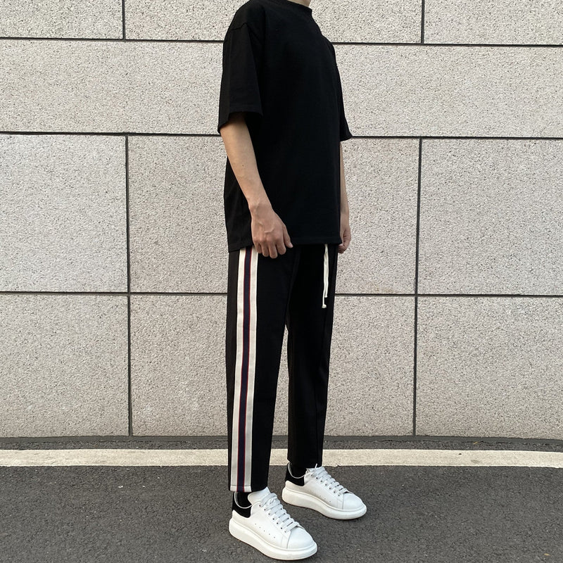 Side Ribbon Stripe Sport Pants – The Korean Fashion
