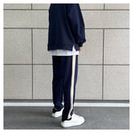 Side Stripe Stitching Casual Pants