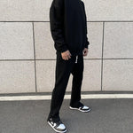 Side Zipper Slim Sports Pants