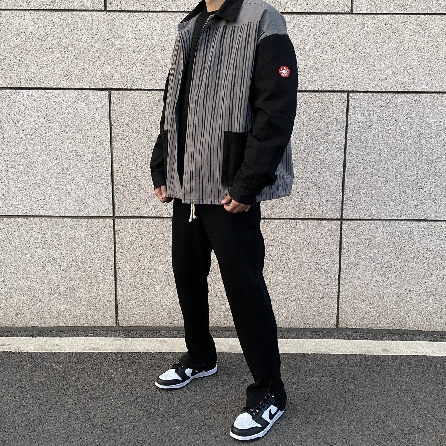 Side Zipper Slim Sports Pants