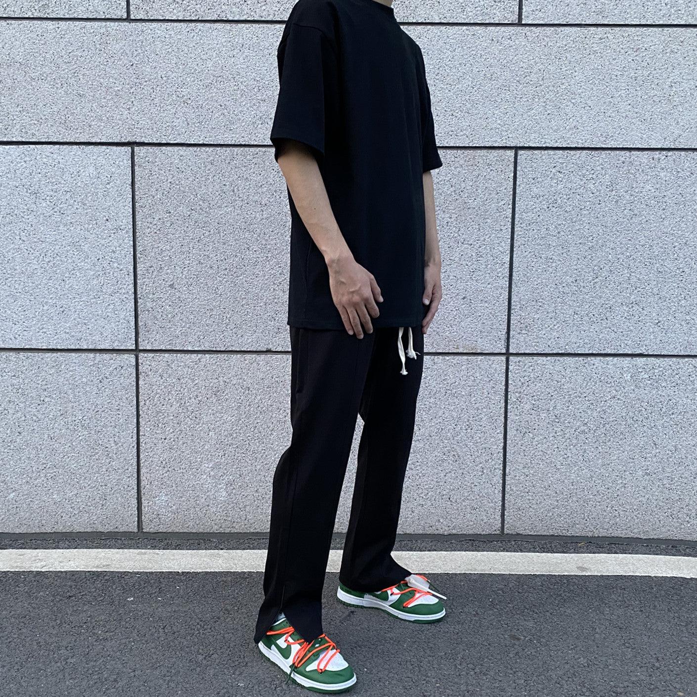 Side Zipper Slim Sports Pants