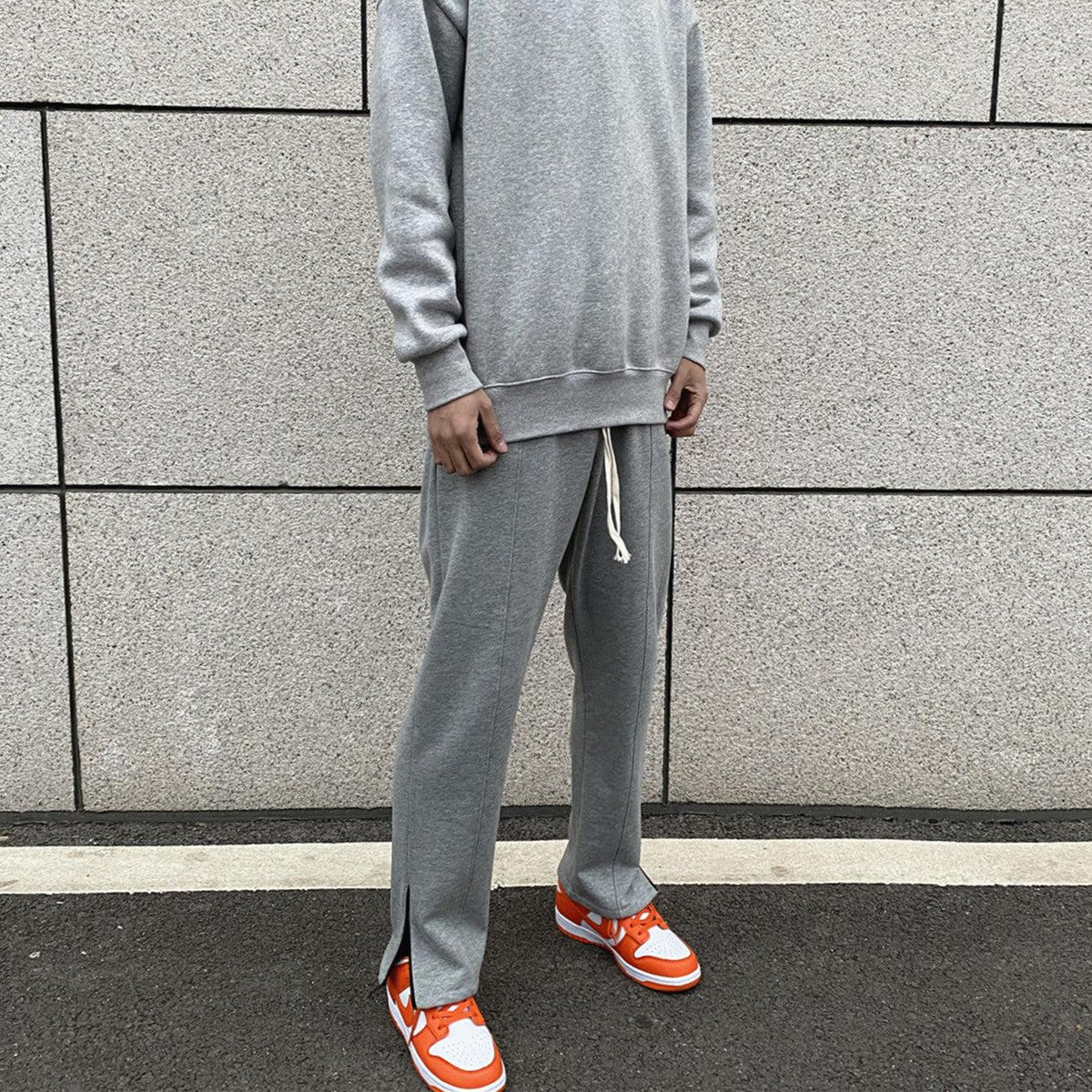 Side Zipper Slim Sports Pants