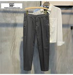 Silk Cotton Drape Casual Pants