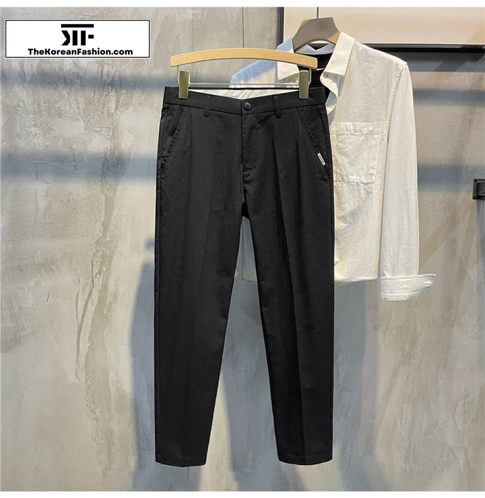Silk Cotton Drape Casual Pants